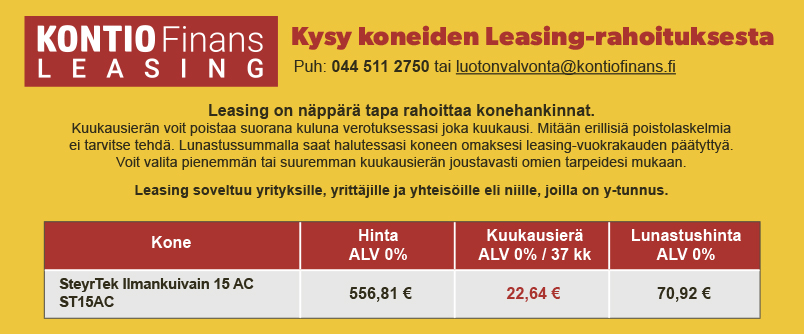 SteyrTek Ilmankuivain 15 AC ST15AC info.jpg