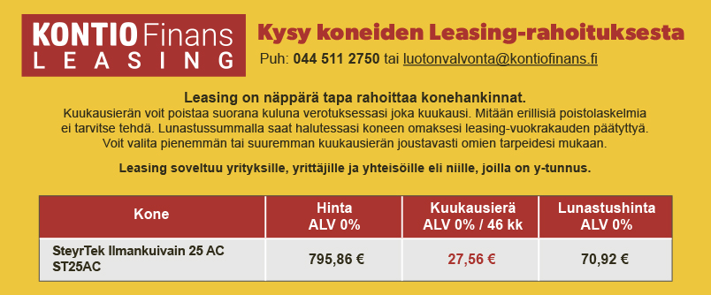 SteyrTek Ilmankuivain 25 AC ST25AC info.jpg